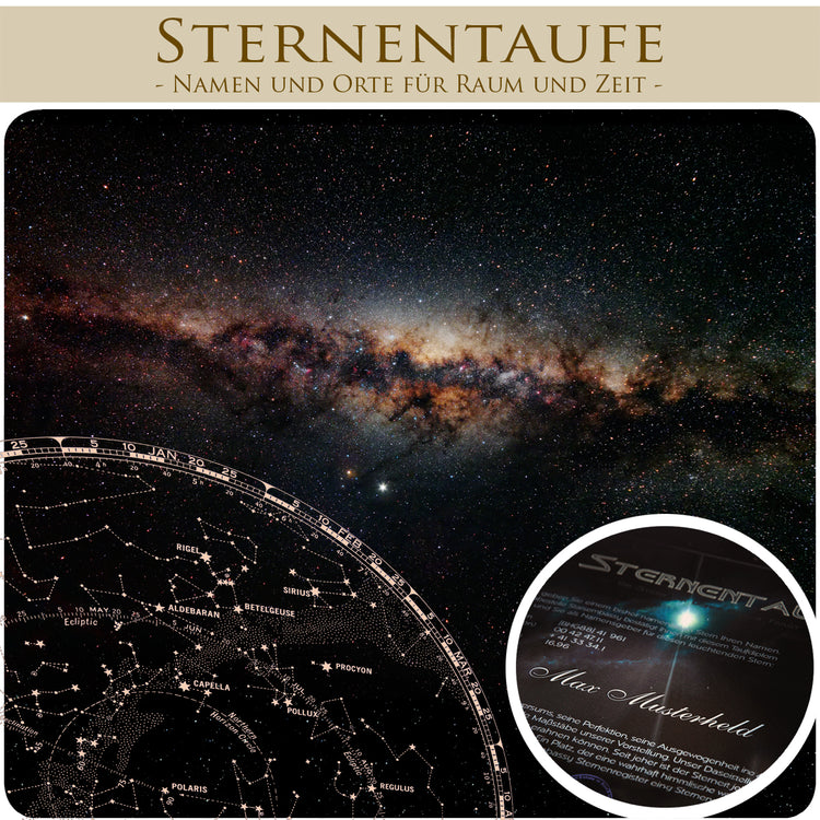 Sterntaufe Geschenk Starlight -  Ein Stern, der Deinen Namen trägt