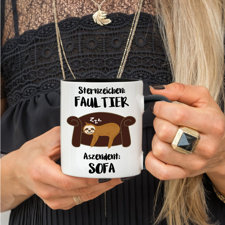 Tasse Sternzeichen Faultier