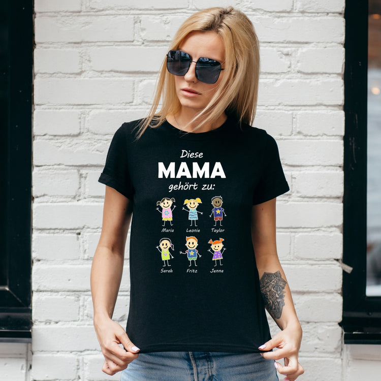 T-Shirt Diese Mama gehört zu