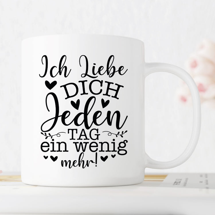 Tasse Ich liebe dich jeden Tag mehr