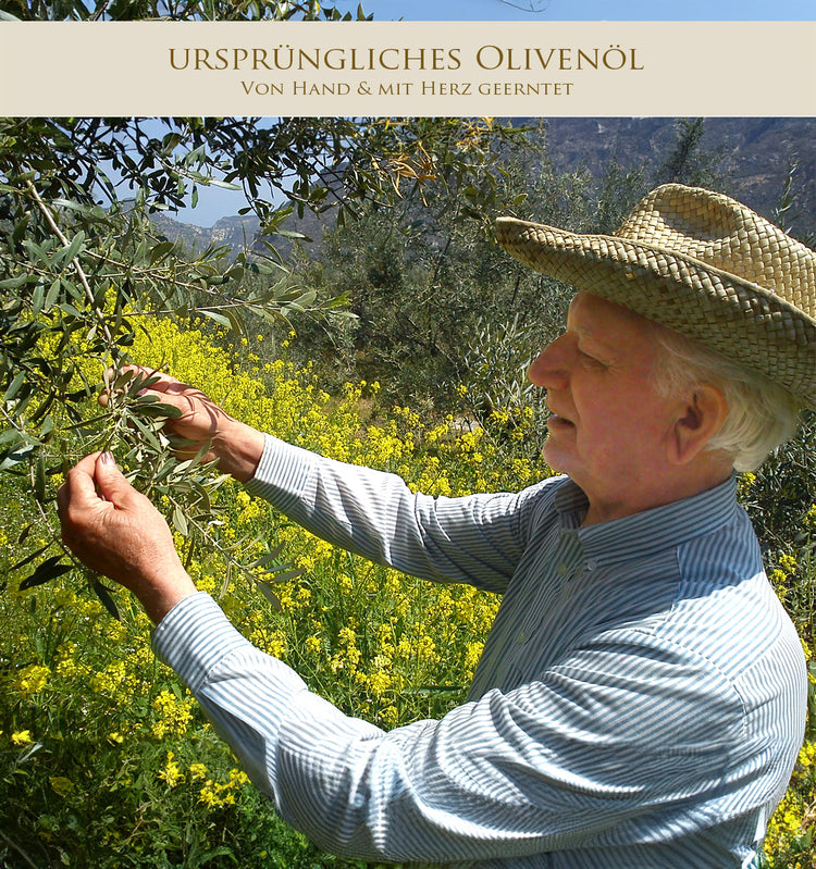 1-jährige Baumpatenschaft mit Olivenöl - Bio-Olivenöl Geschenkset