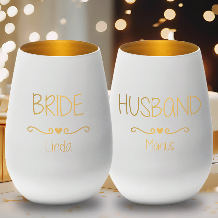 Windlicht Hochzeit Bride_Husband