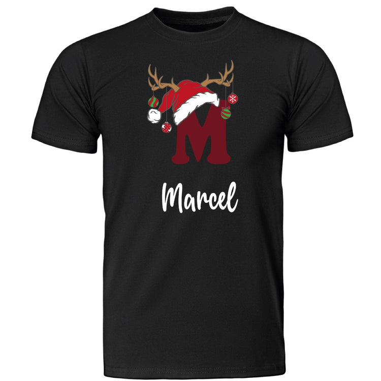 Kinder T-Shirt Set - Xmas Monogram